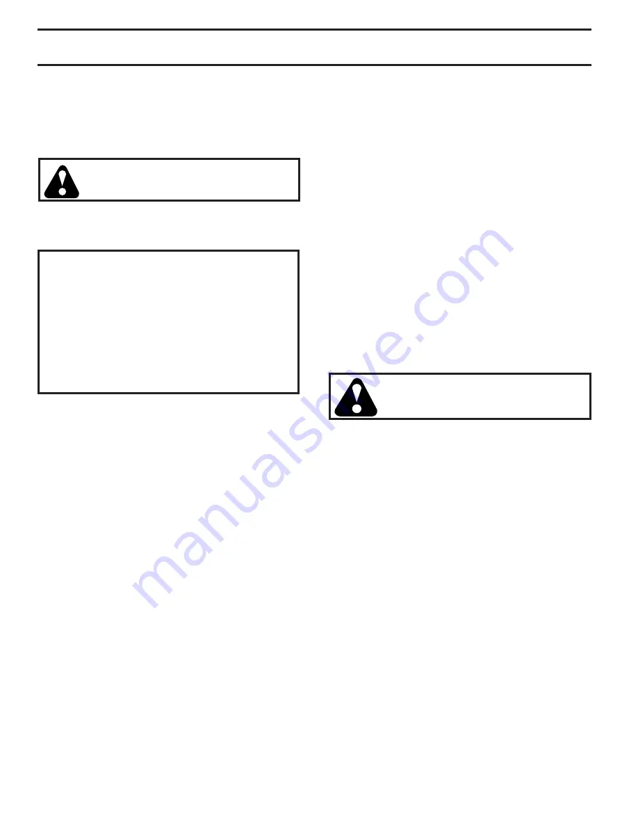 Poulan Pro 403320 Operator'S Manual Download Page 12