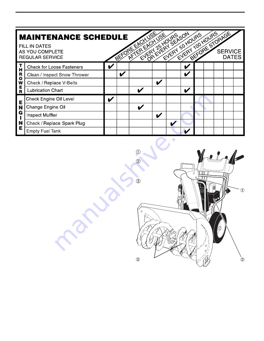 Poulan Pro 414639 Owner'S Manual Download Page 14