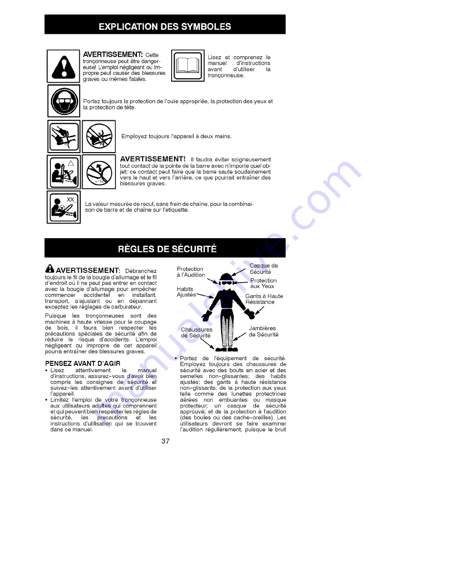 Poulan Pro BH2160 Скачать руководство пользователя страница 37