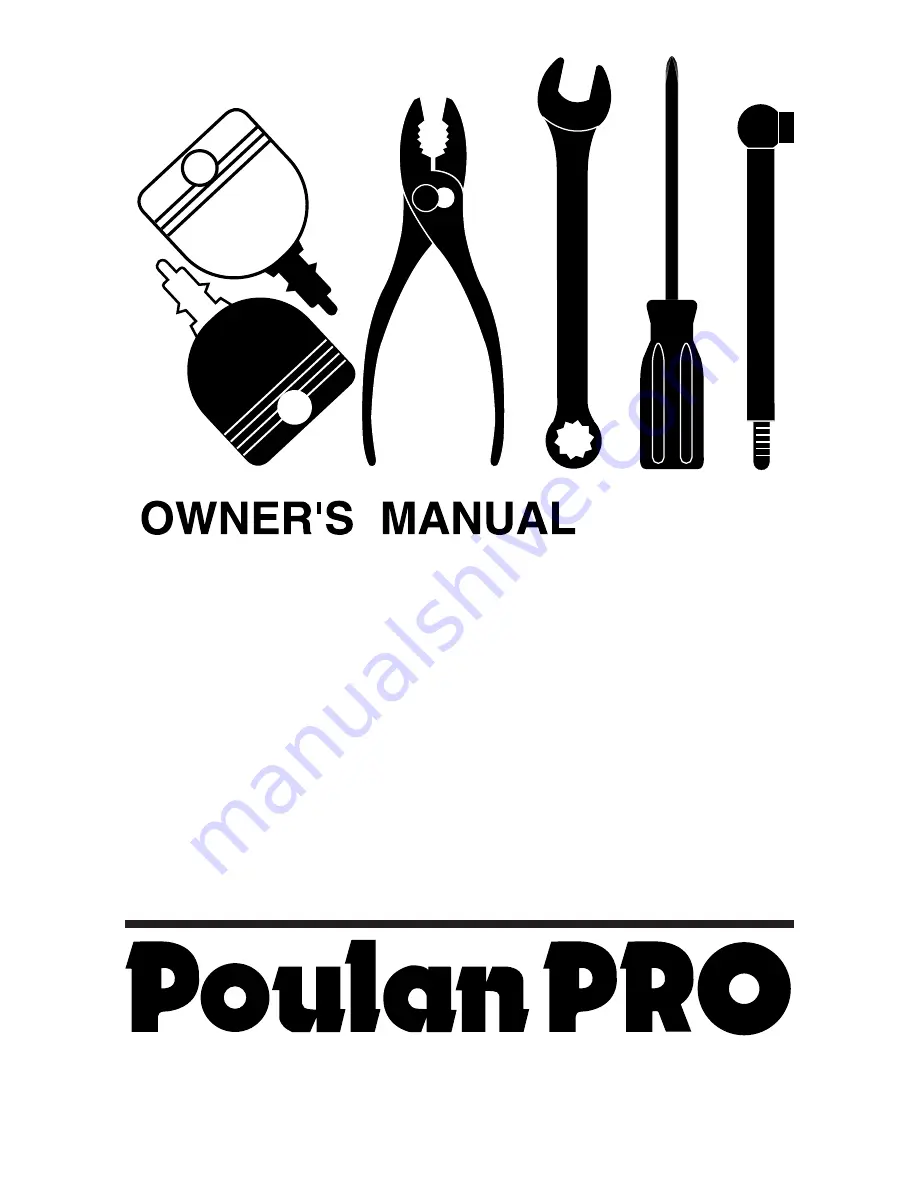 Poulan Pro CO18542STB Owner'S Manual Download Page 1