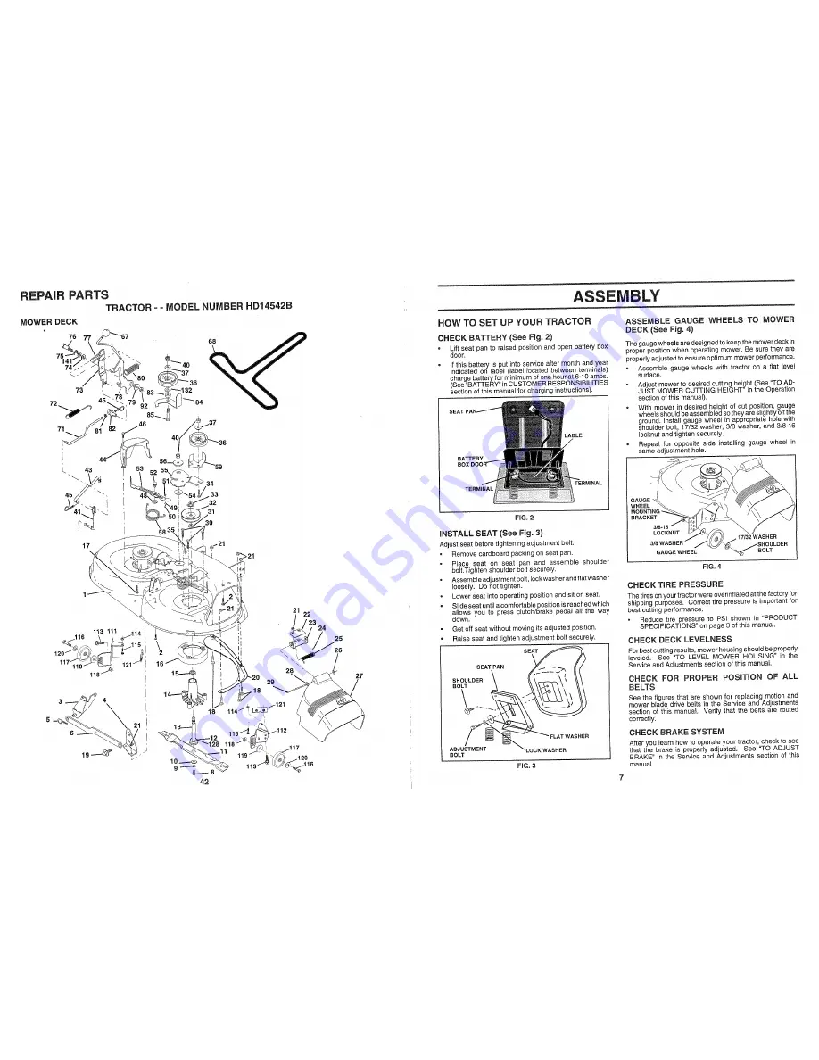 Poulan Pro HD14542B Скачать руководство пользователя страница 7