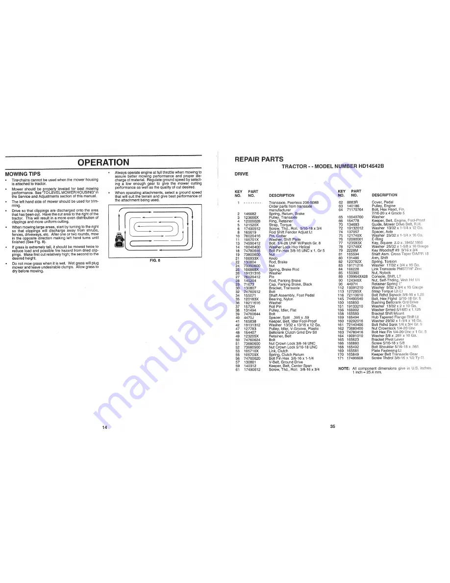 Poulan Pro HD14542B User Manual Download Page 14