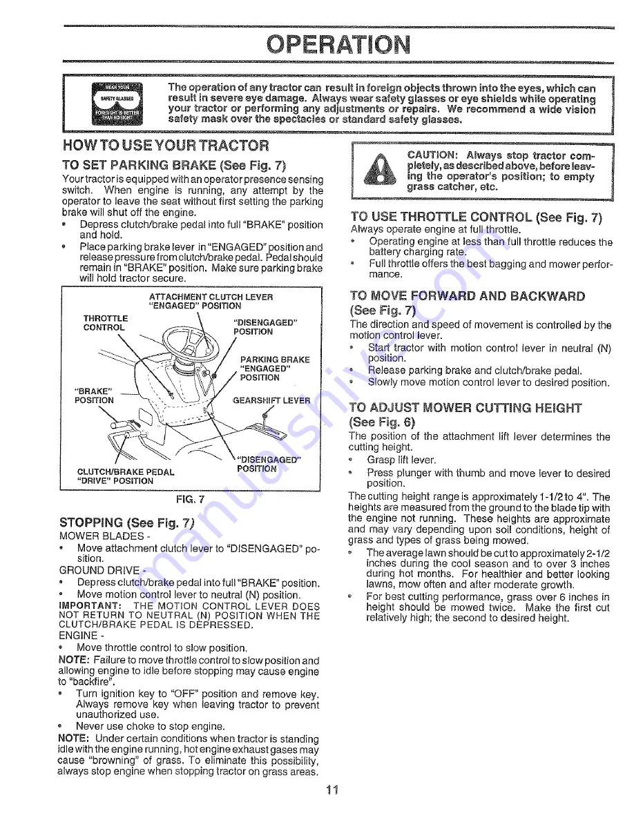 Poulan Pro HD145H42D User Manual Download Page 11