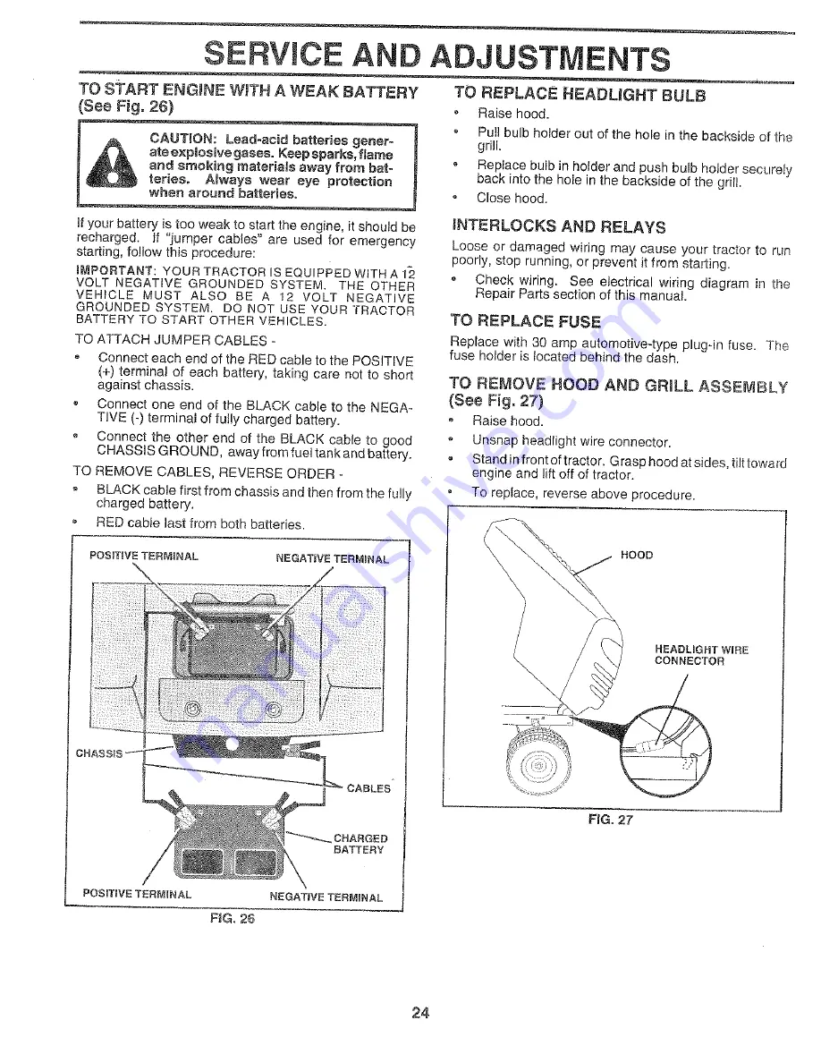 Poulan Pro HD145H42D User Manual Download Page 24