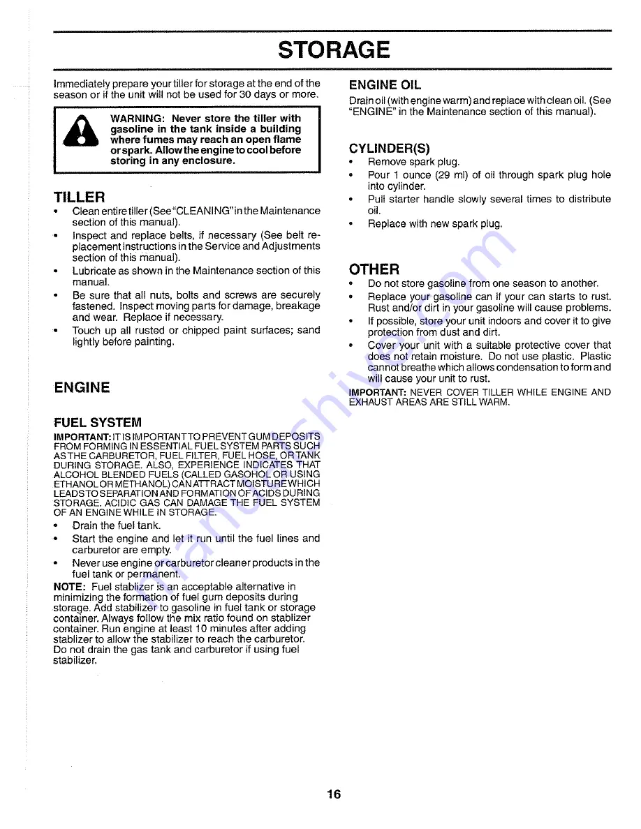 Poulan Pro HDF550M Owner'S Manual Download Page 16