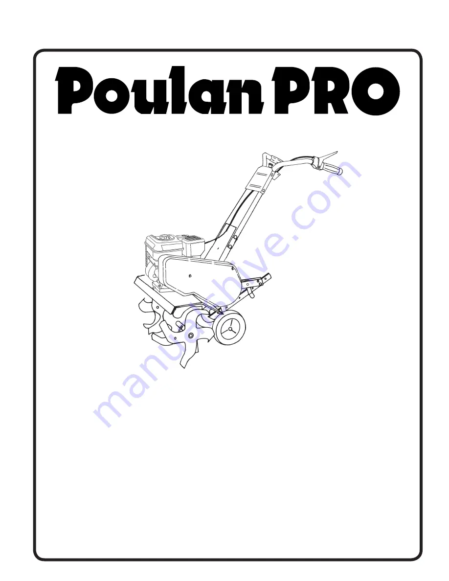 Poulan Pro HDF825X Скачать руководство пользователя страница 1