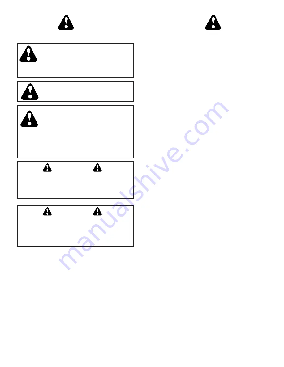 Poulan Pro PB24H48YT Operator'S Manual Download Page 2