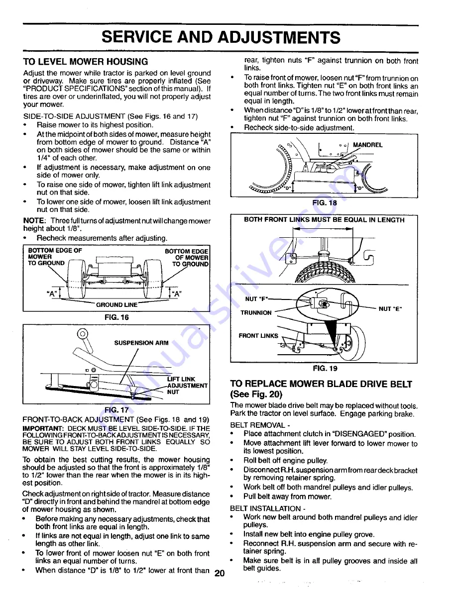 Poulan Pro PC1538D Скачать руководство пользователя страница 20