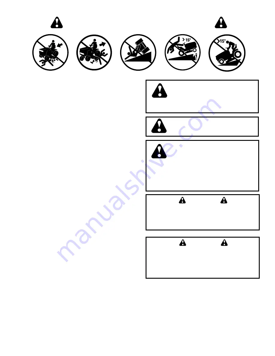 Poulan Pro PD25H48STA Owner'S Manual Download Page 3