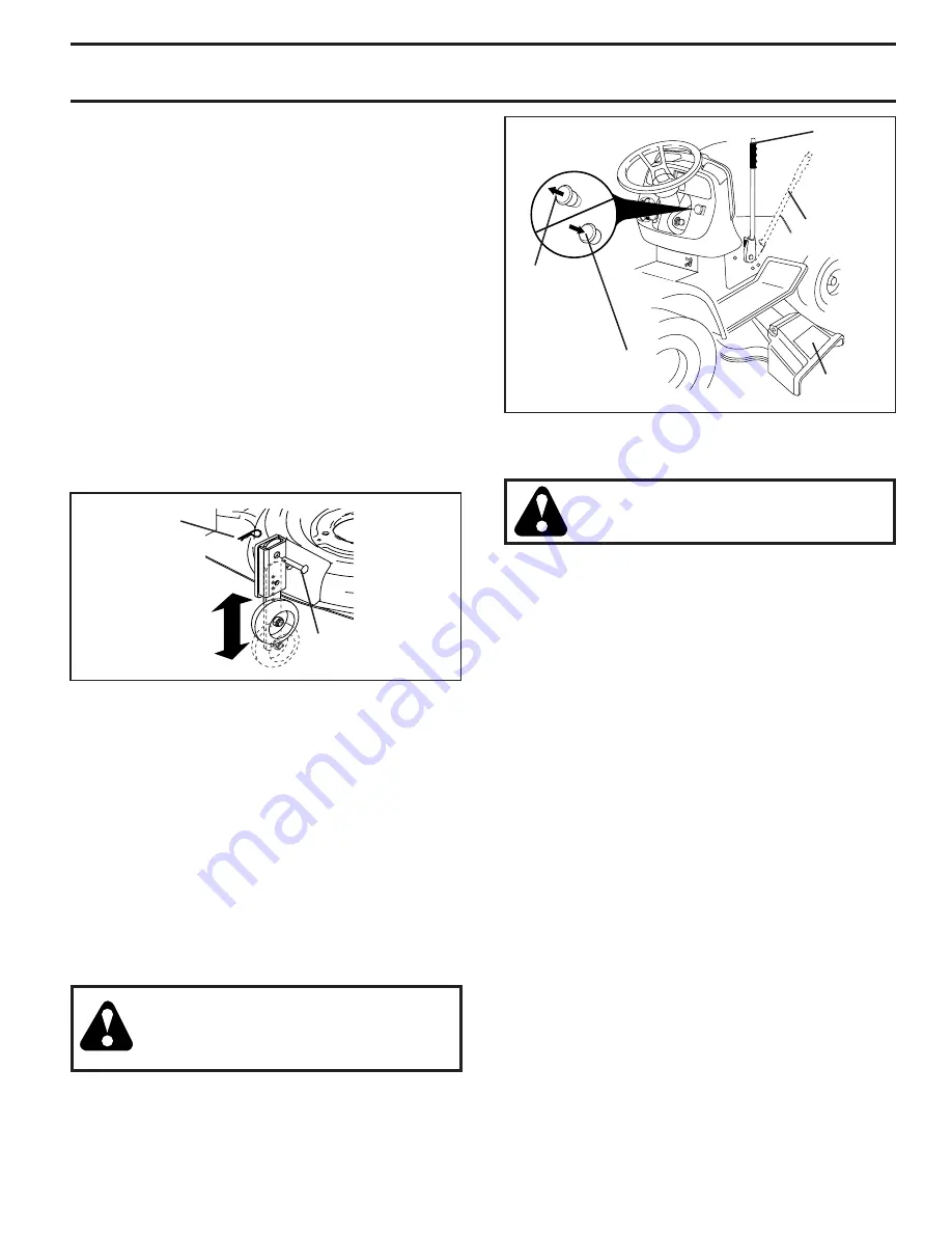 Poulan Pro PDGT26H54A Owner'S Manual Download Page 13