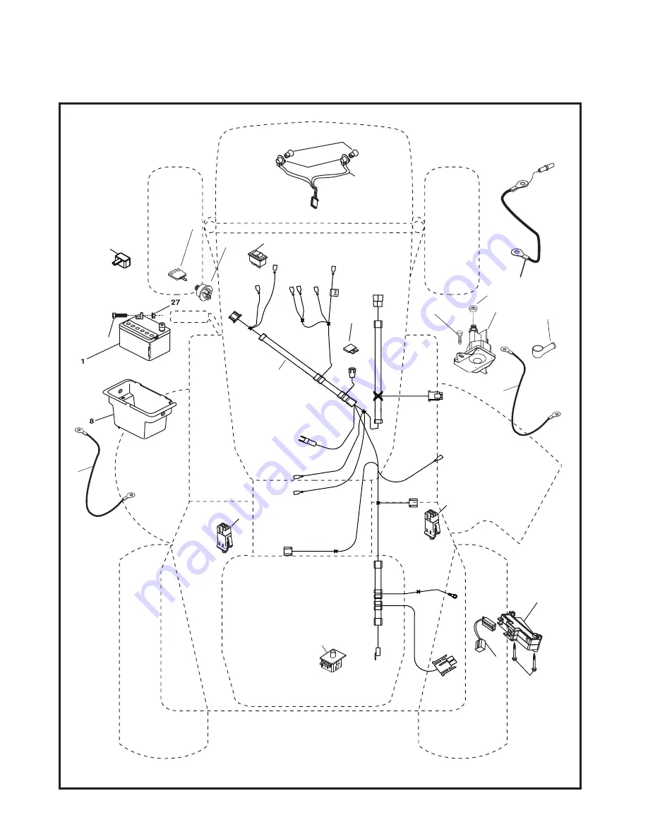 Poulan Pro PO12538LT Repair Parts Manual Download Page 4