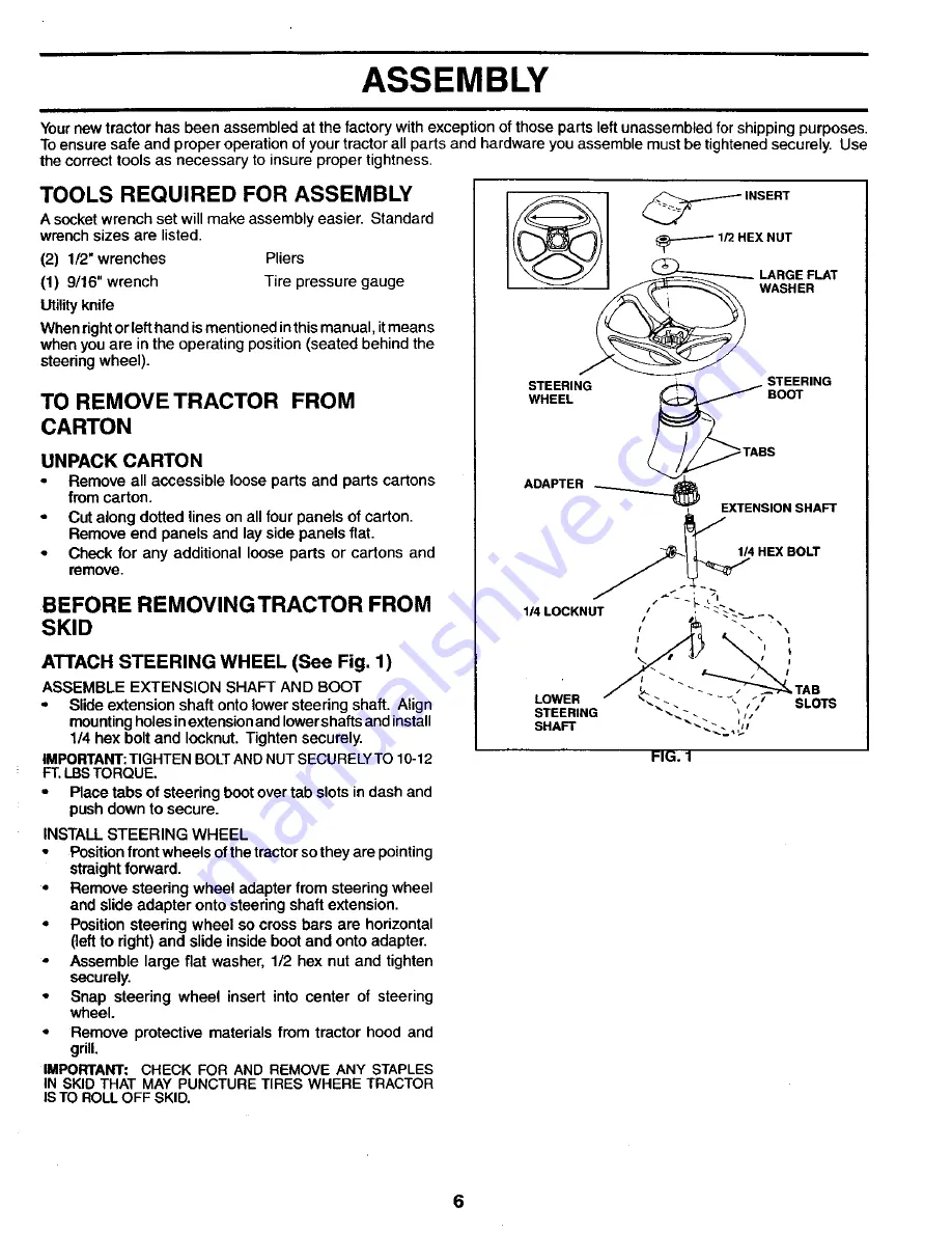 Poulan Pro PO1538D Owner'S Manual Download Page 6