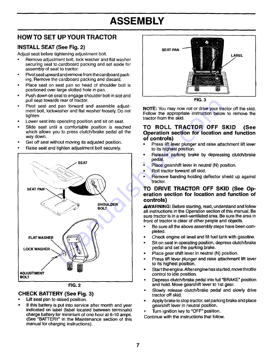 Poulan Pro PO1538D Owner'S Manual Download Page 7