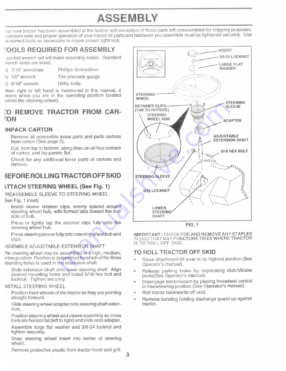 Poulan Pro PP15H42KA Operator'S Manual Download Page 3