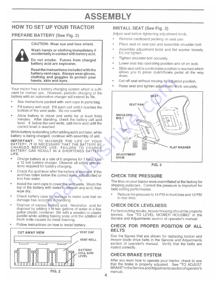 Poulan Pro PP15H42KA Operator'S Manual Download Page 4