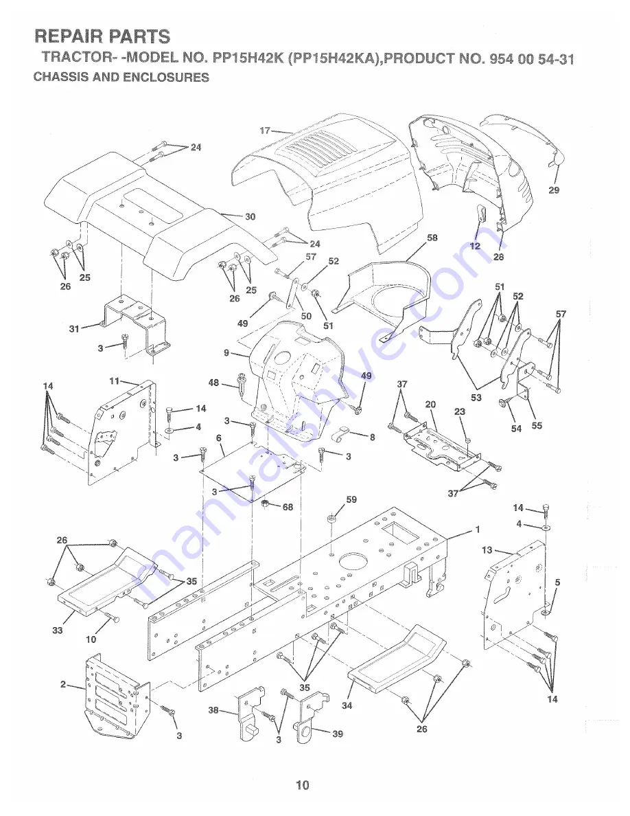 Poulan Pro PP15H42KA Operator'S Manual Download Page 10