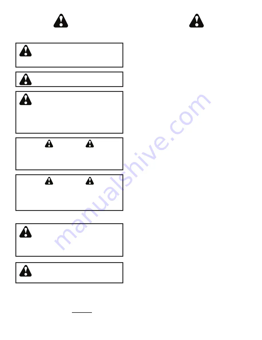 Poulan Pro PP22VA54 Operator'S Manual Download Page 2