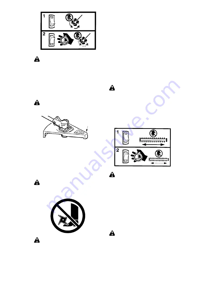 Poulan Pro pp258tpc Instruction Manual Download Page 8