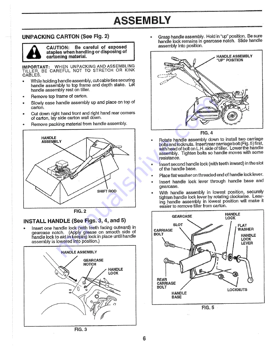 Poulan Pro PPRT5C Owner'S Manual Download Page 6