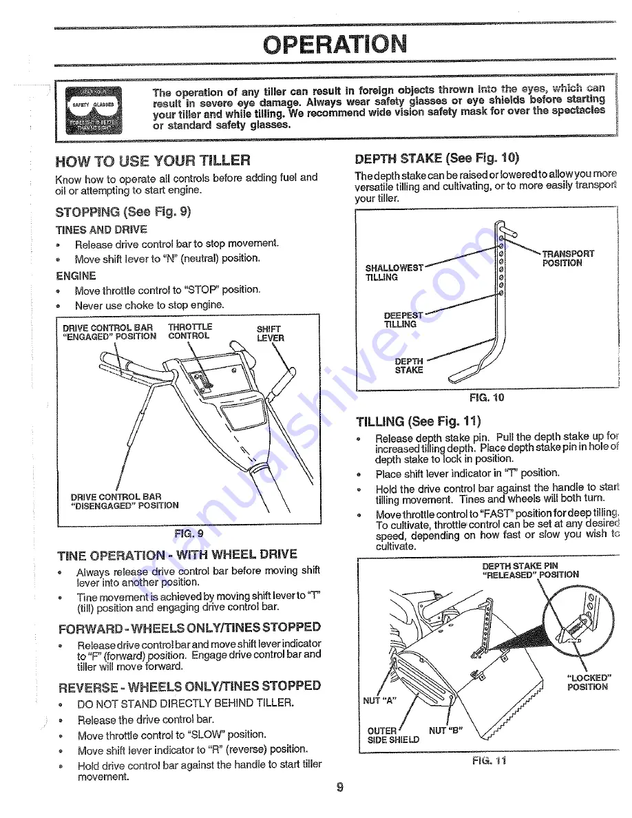 Poulan Pro PPRT5C Owner'S Manual Download Page 9