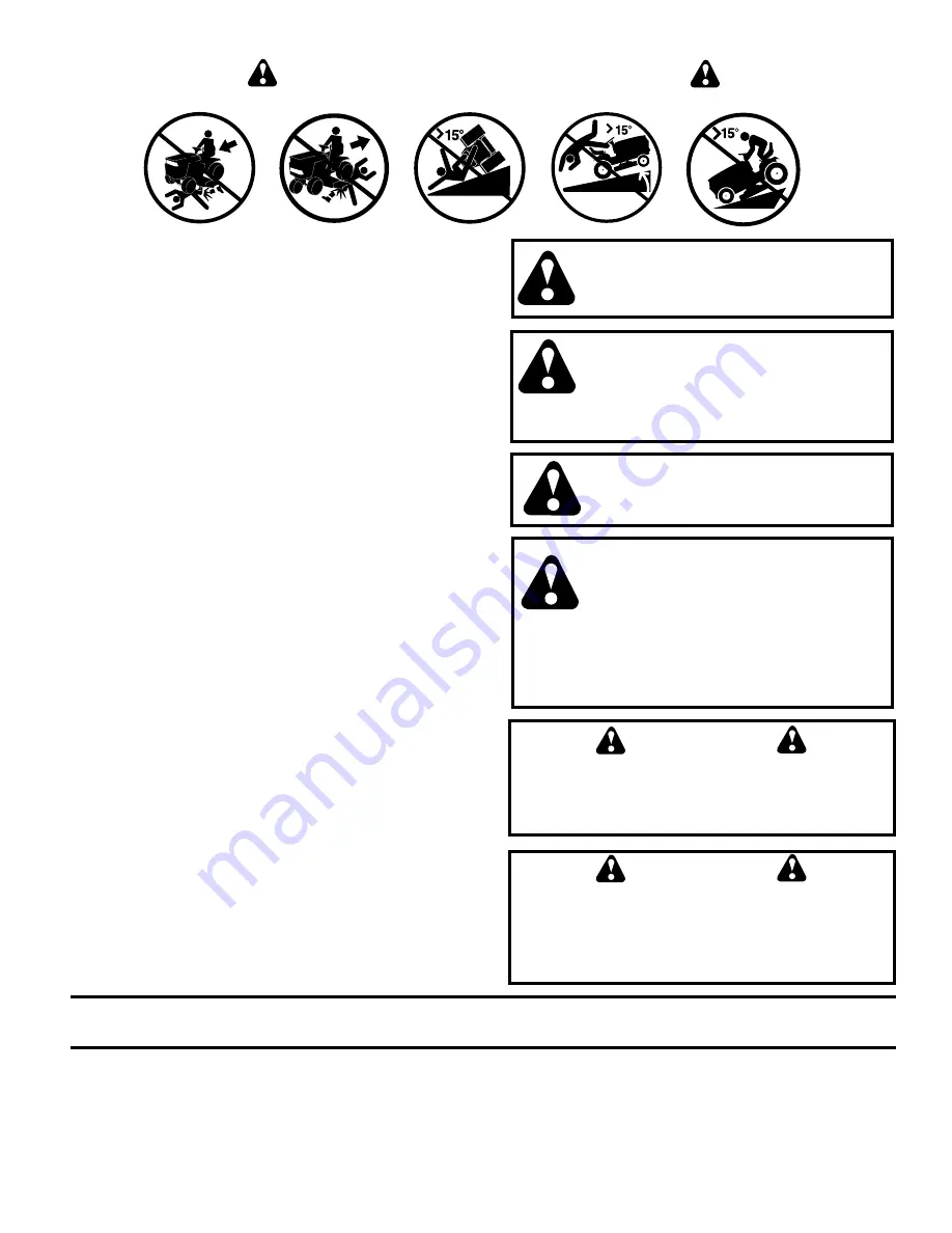 Poulan Pro PR1742STB Owner'S Manual Download Page 3