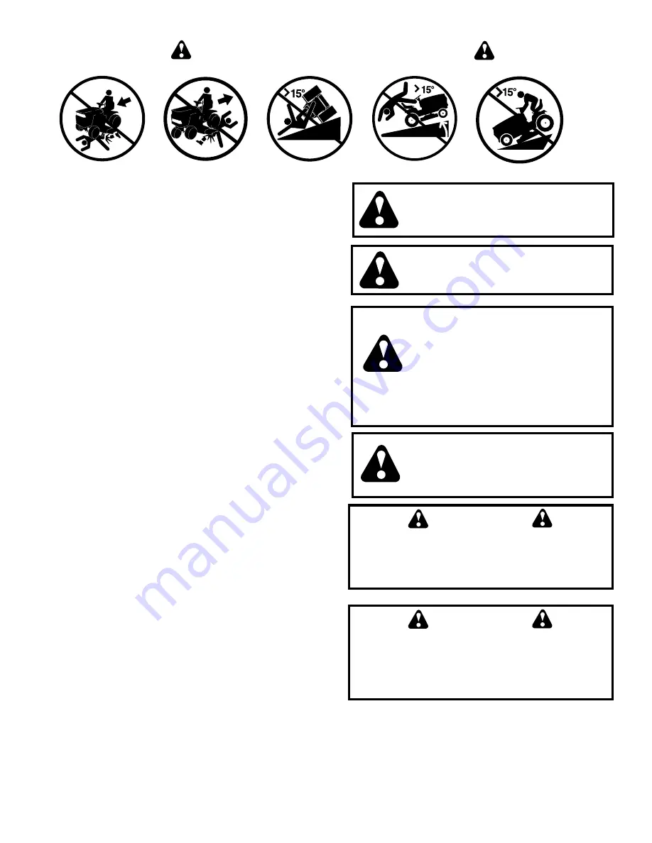 Poulan Pro PR185H42STD Owner'S Manual Download Page 3