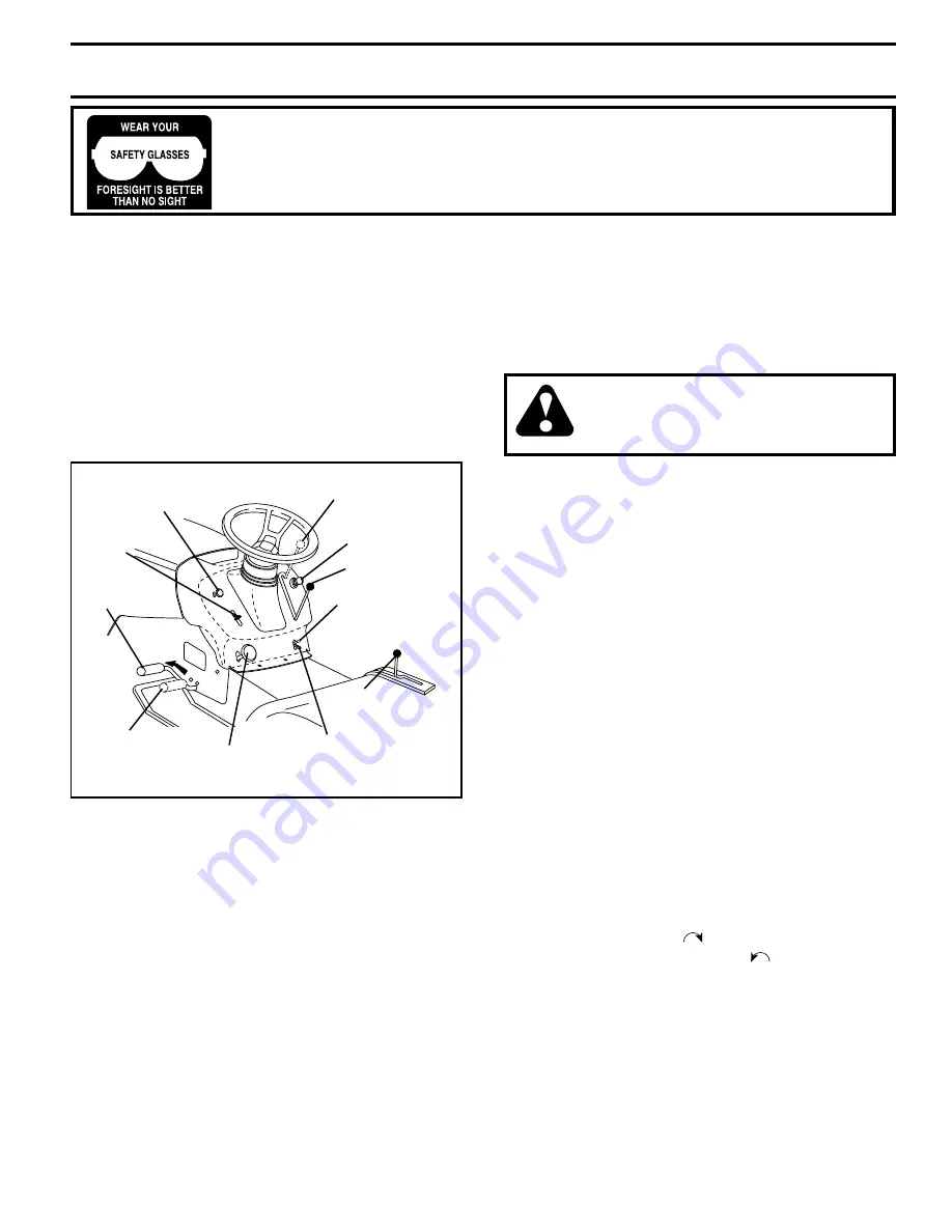 Poulan Pro PR185H42STD Owner'S Manual Download Page 11