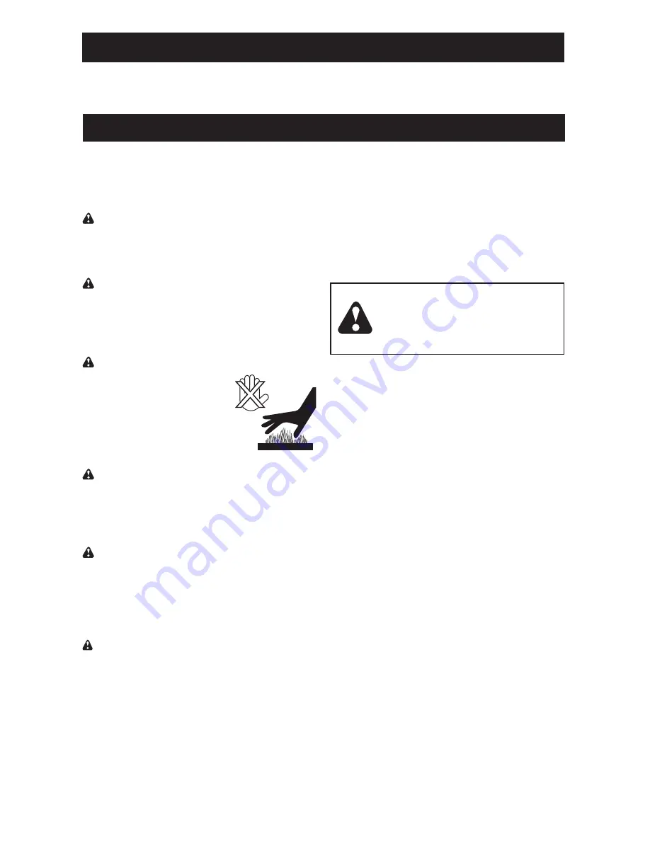 Poulan Pro PR450N20S Operator'S Manual Download Page 2