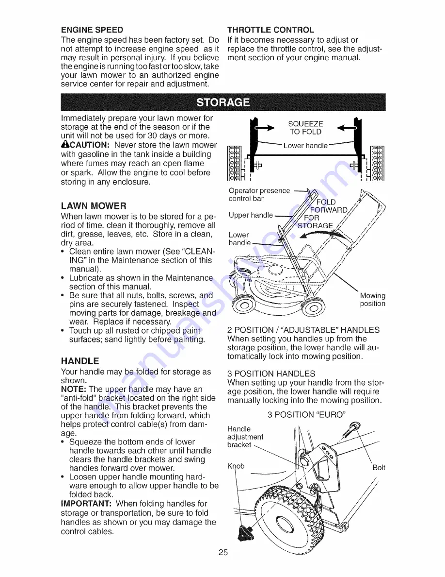 Poulan Pro PR55R21AB Operator'S Manual Download Page 25