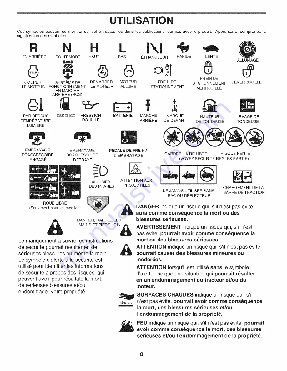 Poulan Pro PXT16542 Operator'S Manual Download Page 32