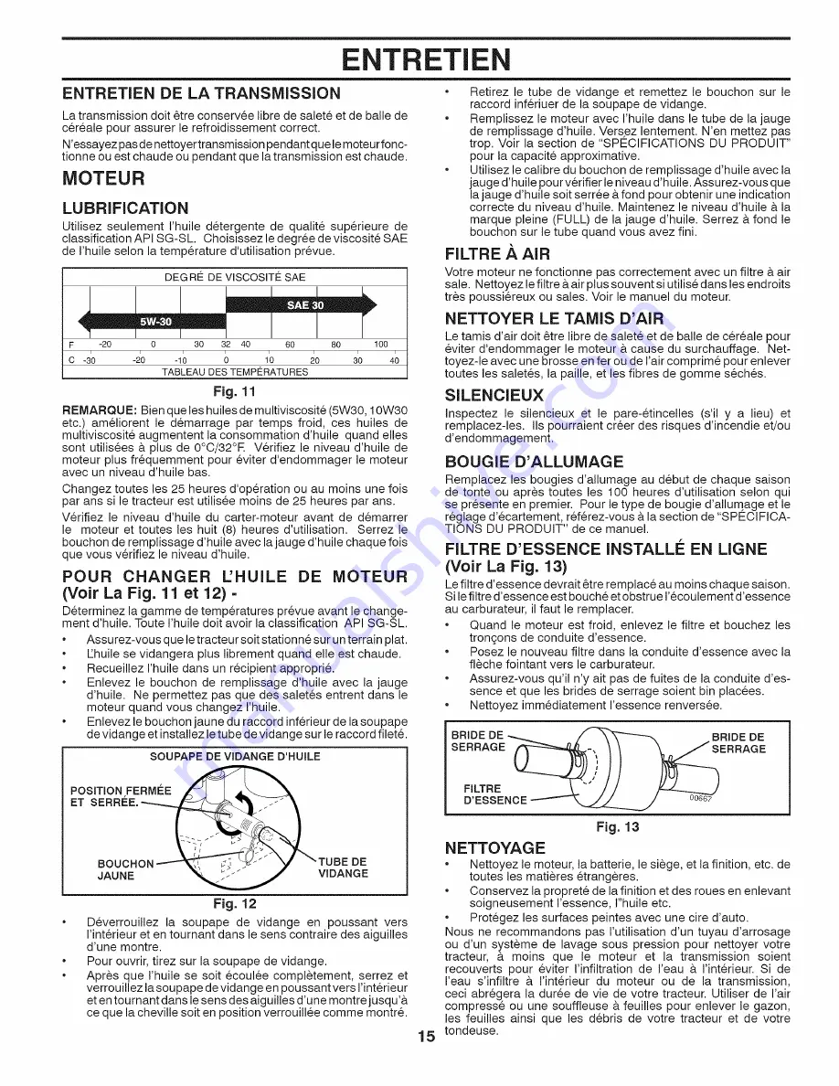 Poulan Pro PXT16542 Operator'S Manual Download Page 39