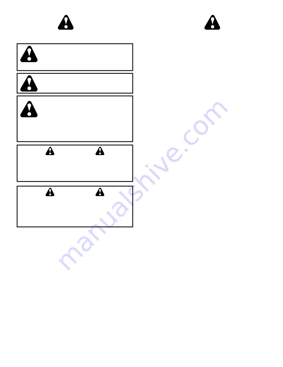 Poulan Pro XT 433507 Operator'S Manual Download Page 2