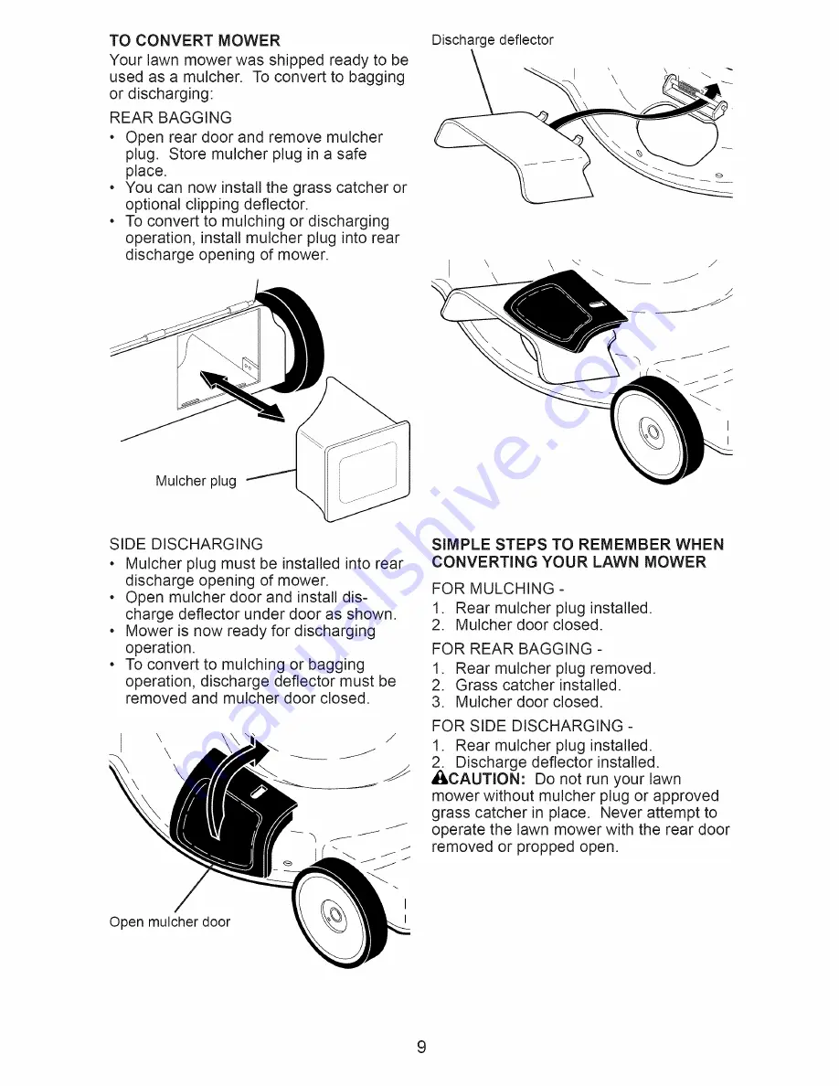 Poulan Pro XT 917.376170 Скачать руководство пользователя страница 9