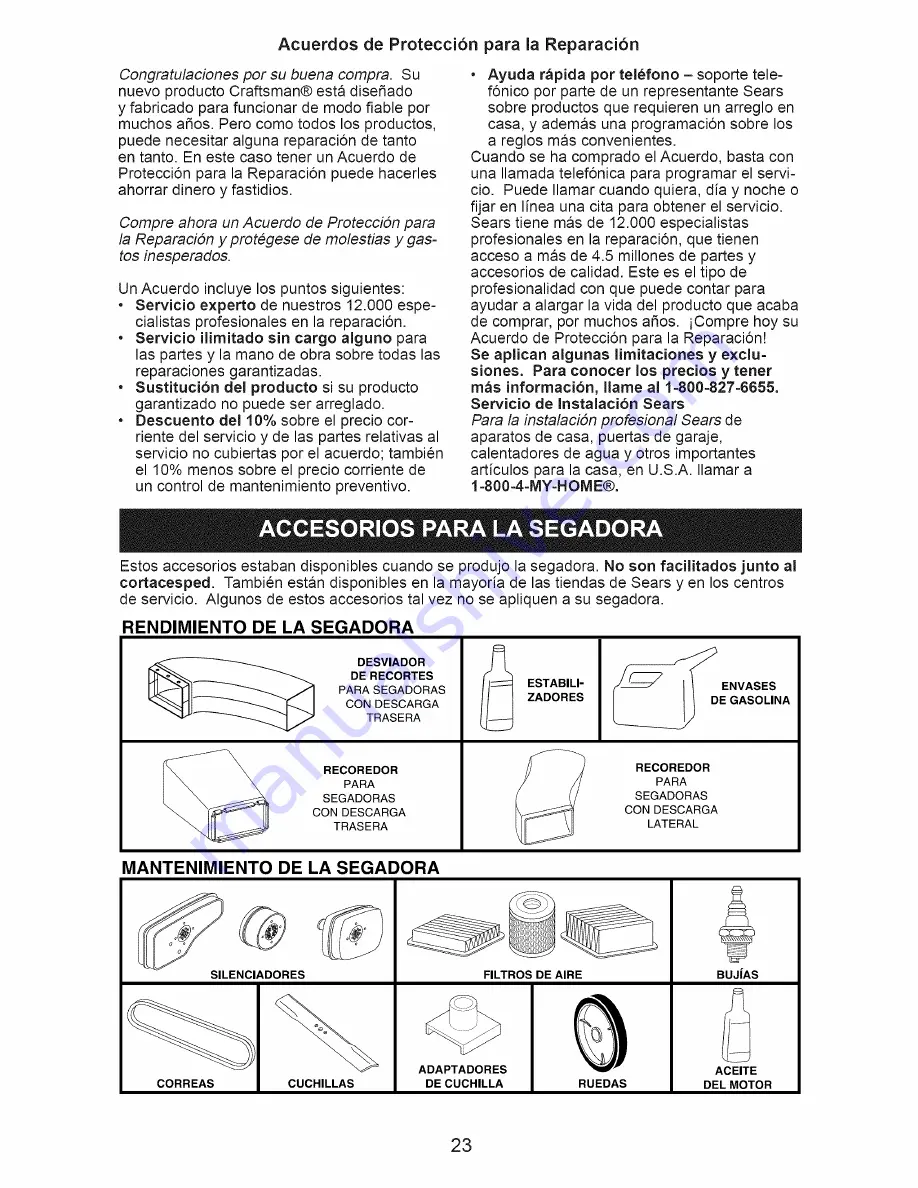 Poulan Pro XT 917.376170 Скачать руководство пользователя страница 23