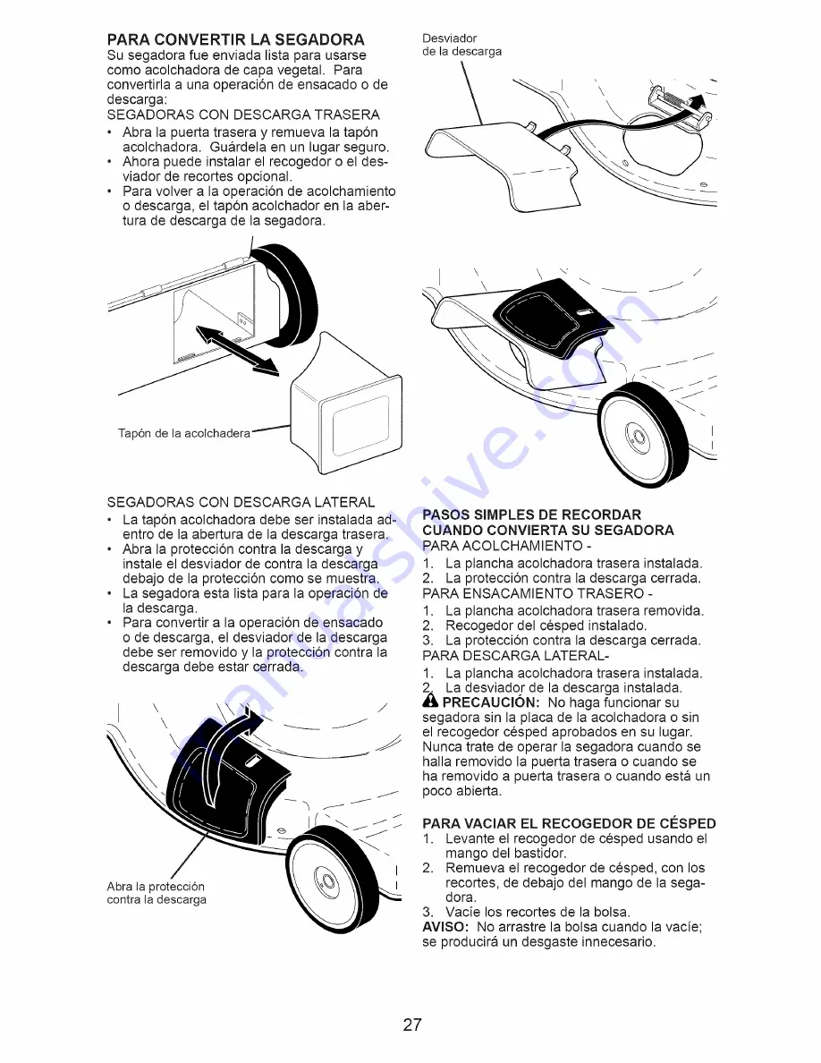 Poulan Pro XT 917.376170 Скачать руководство пользователя страница 27