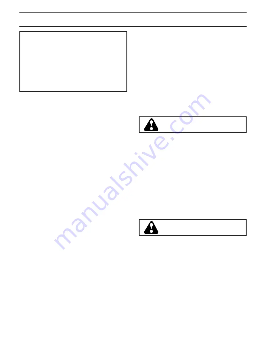 Poulan Pro XT22H54 Operator'S Manual Download Page 15