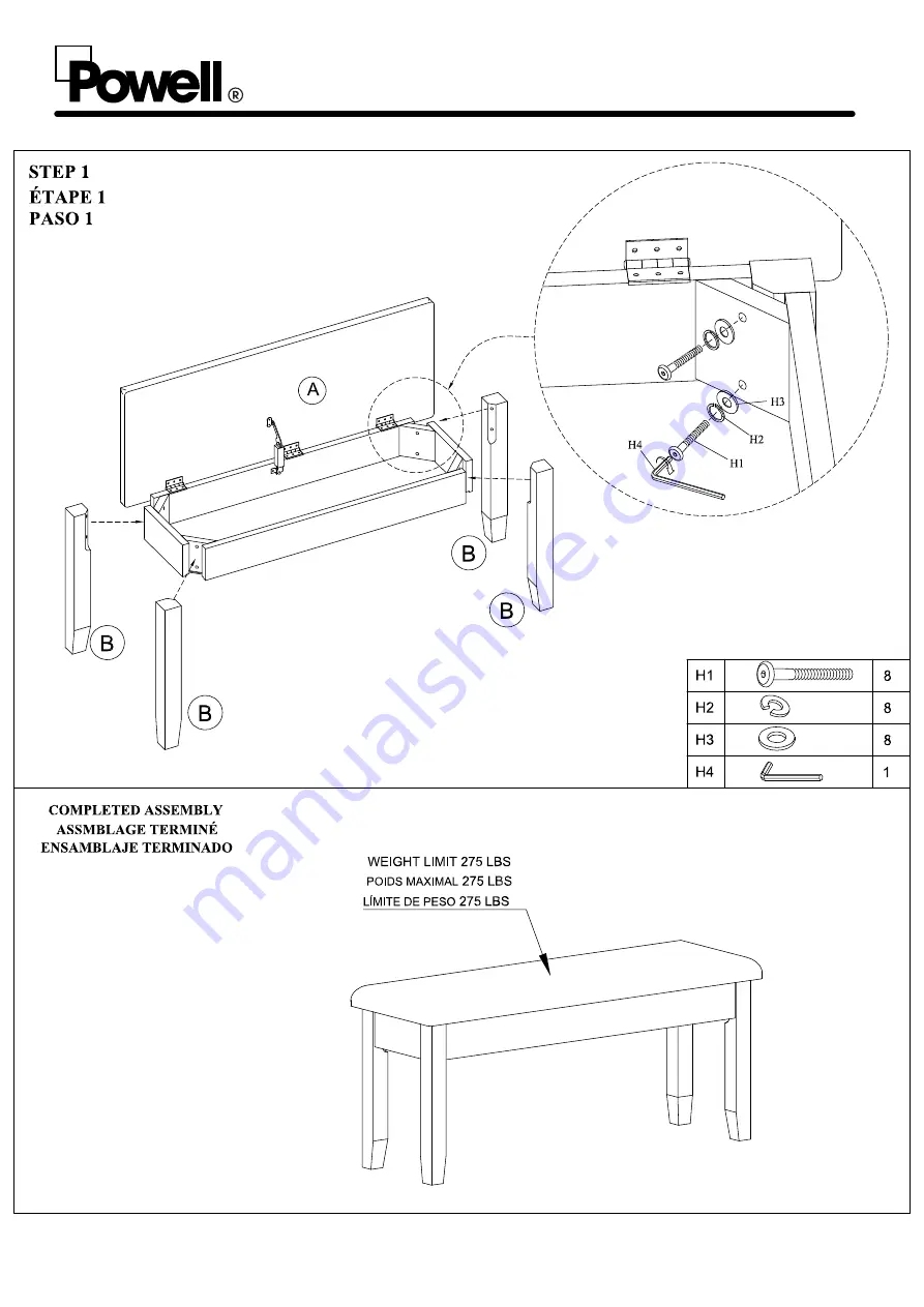 Powell 15D8153B Quick Start Manual Download Page 5