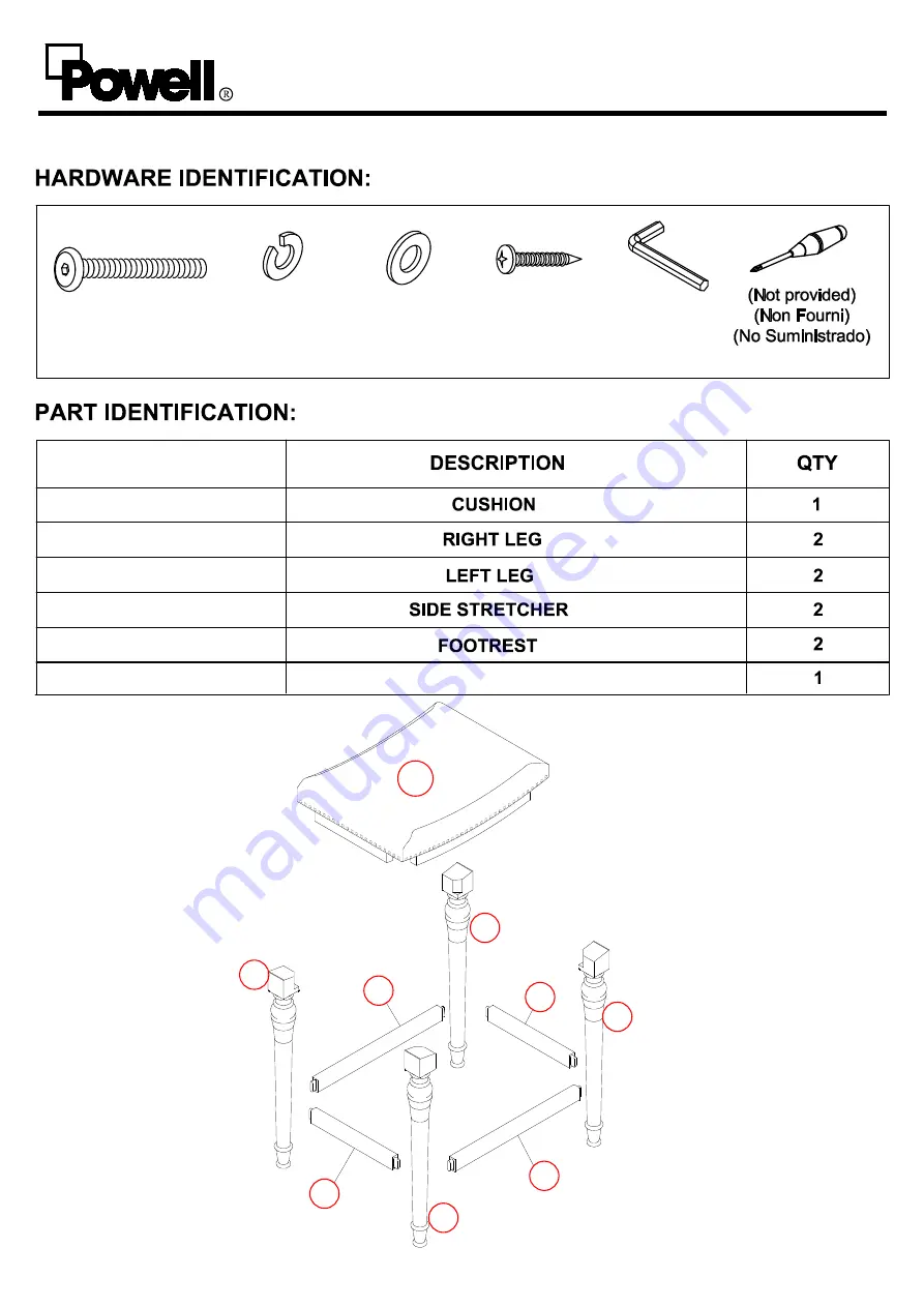 Powell 16D8216CSBLU Скачать руководство пользователя страница 3