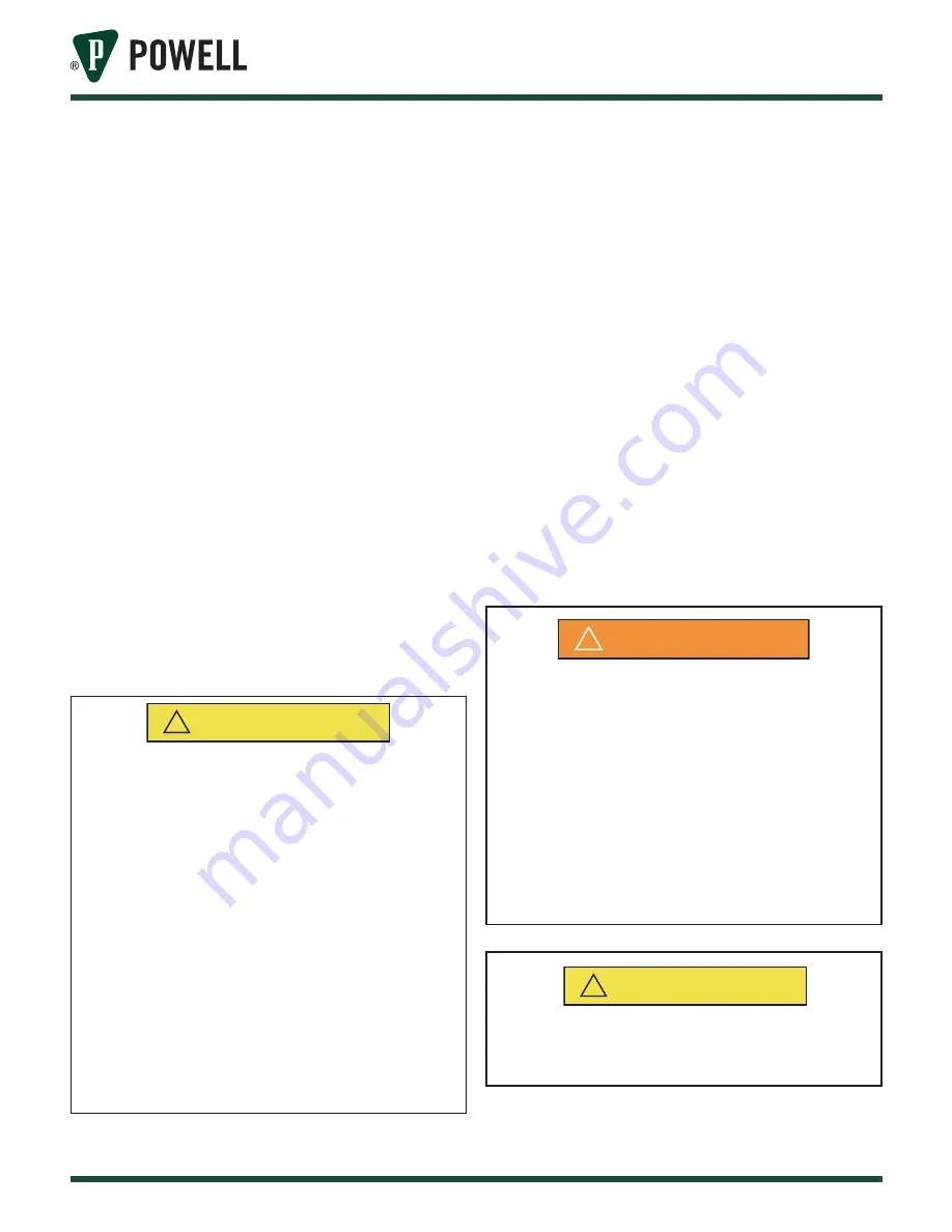 Powell 27PV25ASD Manual Download Page 32