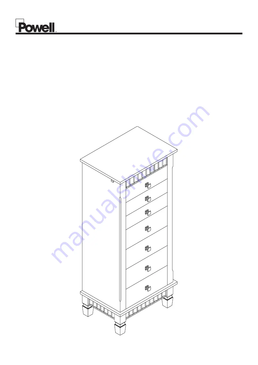 Powell 383-316 Assembly Instructions Download Page 1