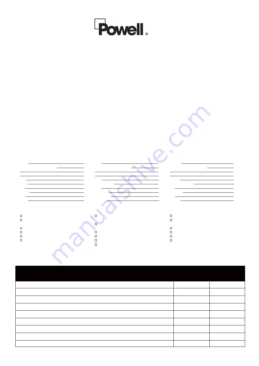 Powell 429-290 Manual Download Page 9