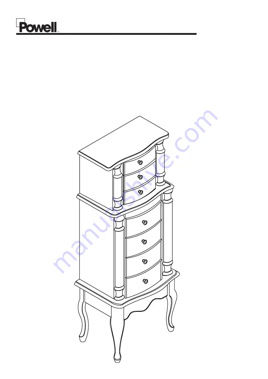 Powell 604-315 Assembly Instructions Manual Download Page 1