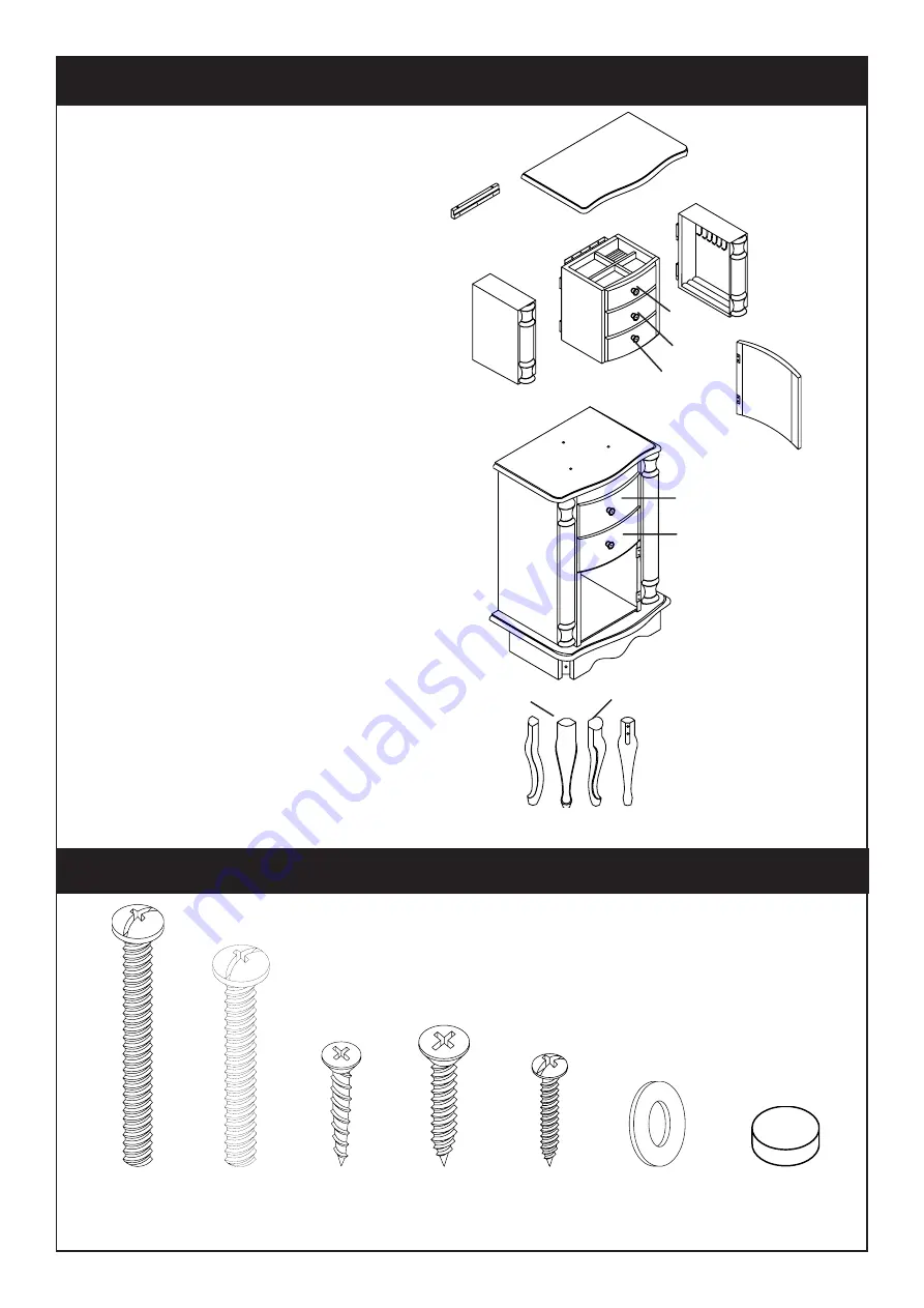 Powell 604-315 Assembly Instructions Manual Download Page 2