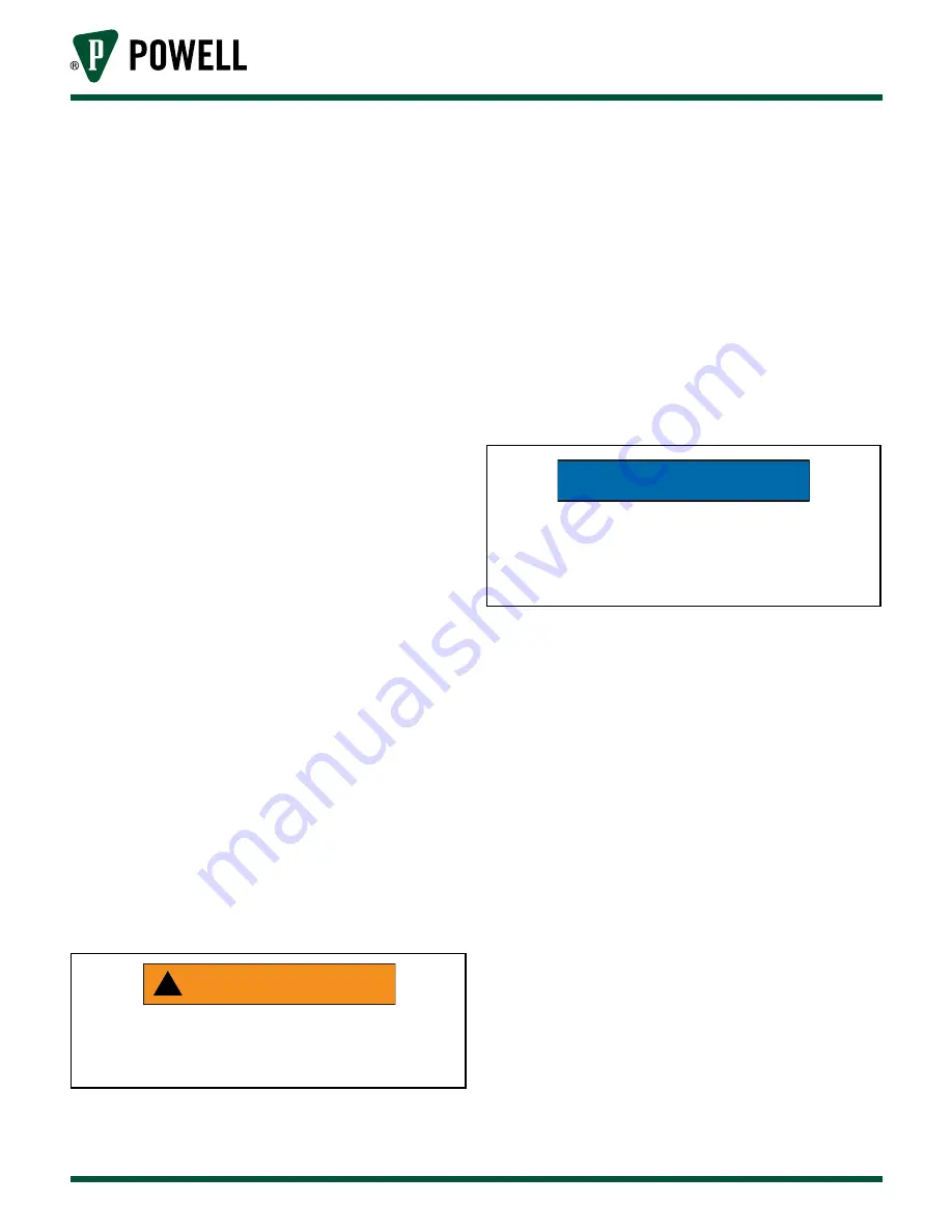 Powell EcoVisor 01.41B.48080 Instruction Bulletin Download Page 11