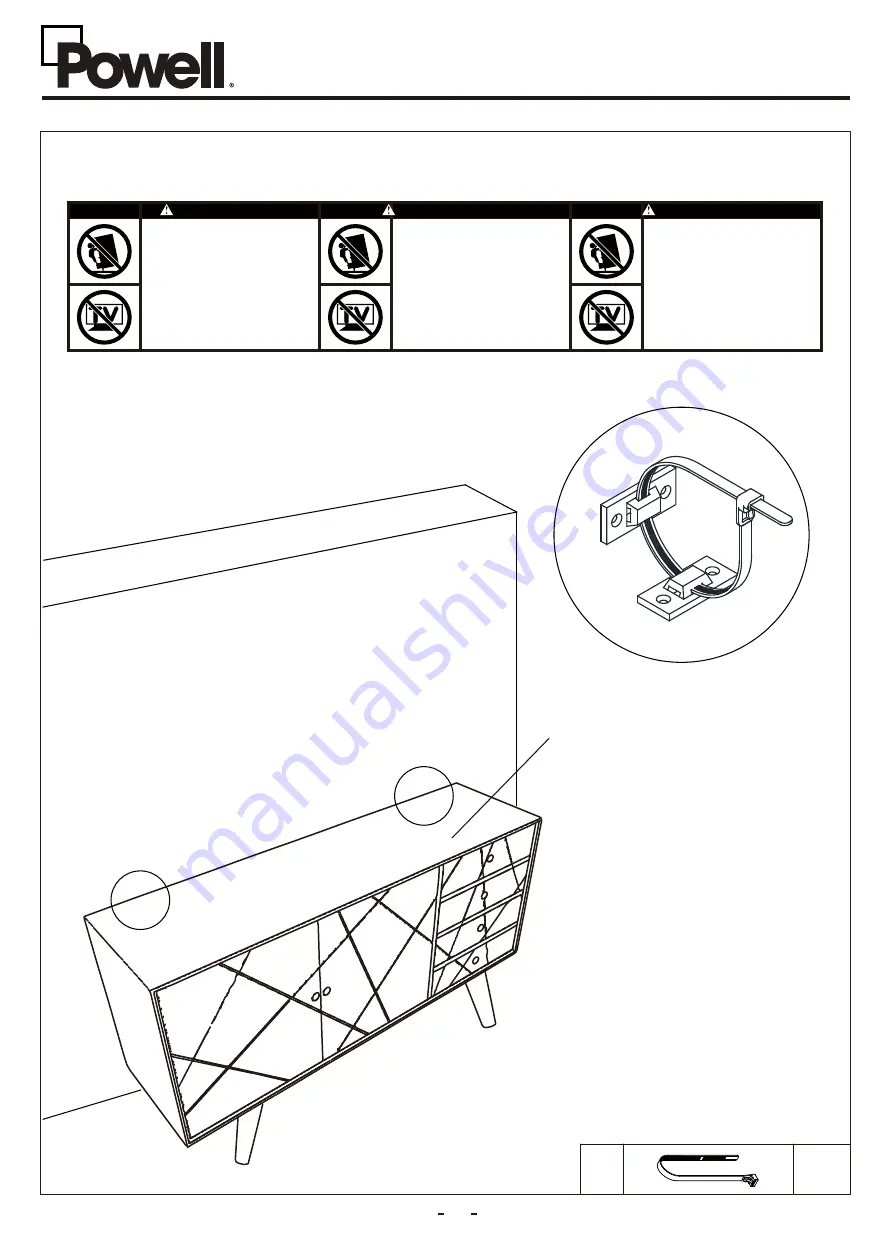 Powell KEANU MANGO 21A2076 Assembly Instructions Manual Download Page 6