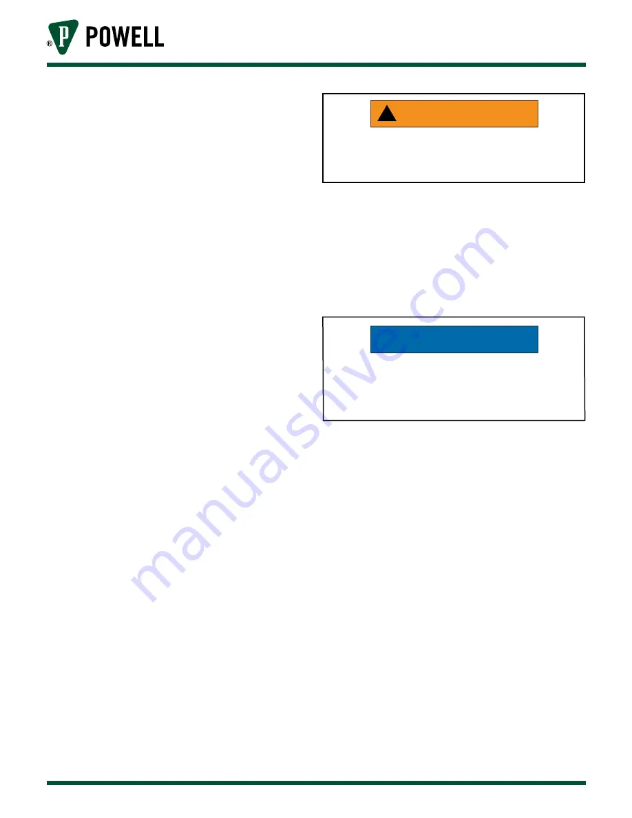 Powell PowlVac 38 Instruction Bulletin Download Page 10