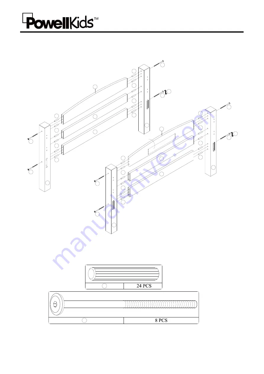 PowellKids 16Y2005B Assembly Manual Download Page 6