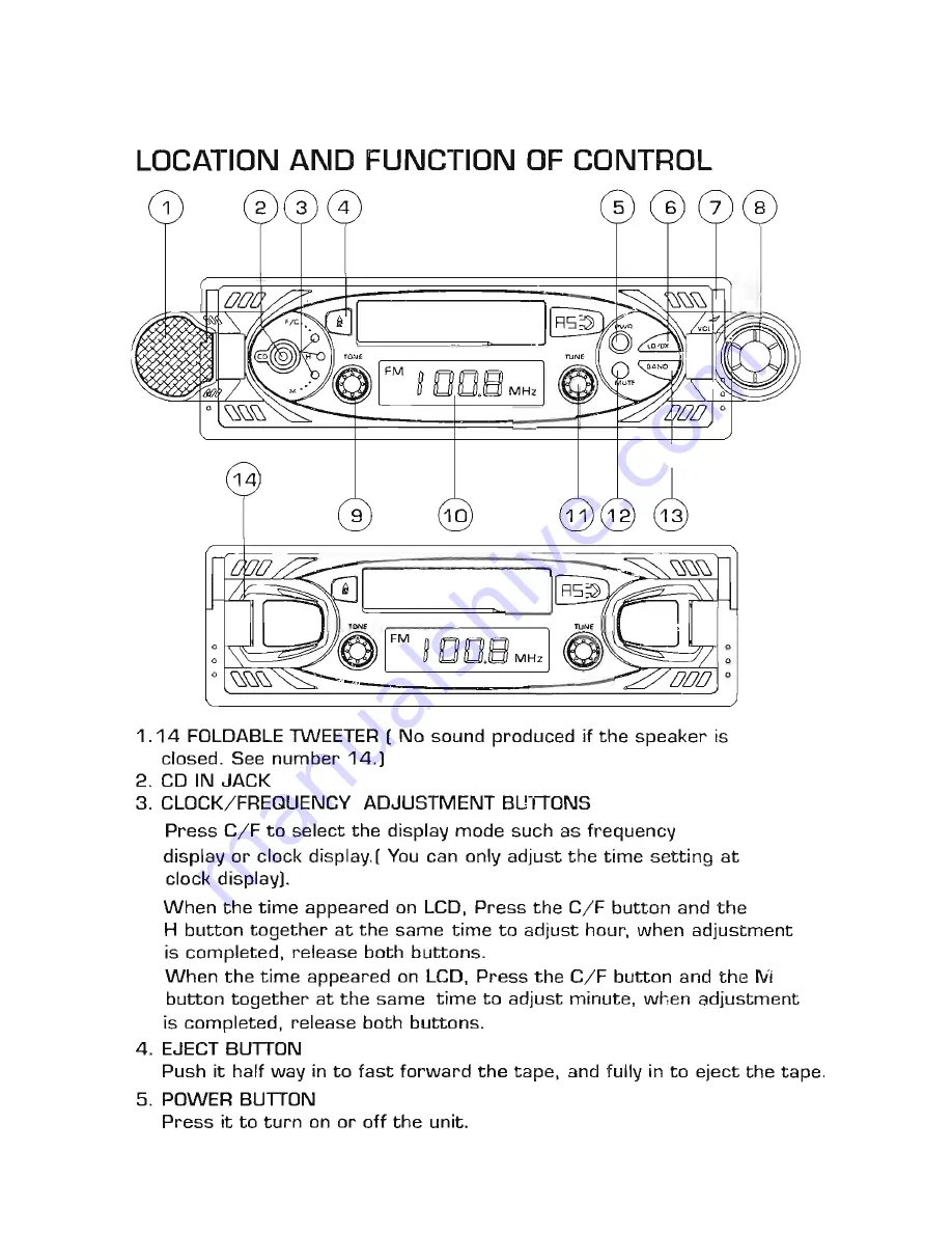 Power Acoustik PA-571FE Скачать руководство пользователя страница 2