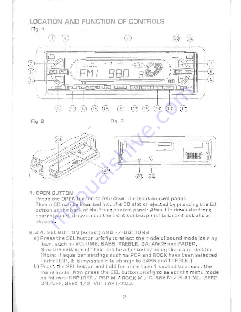 Power Acoustik PACD-825R Скачать руководство пользователя страница 3