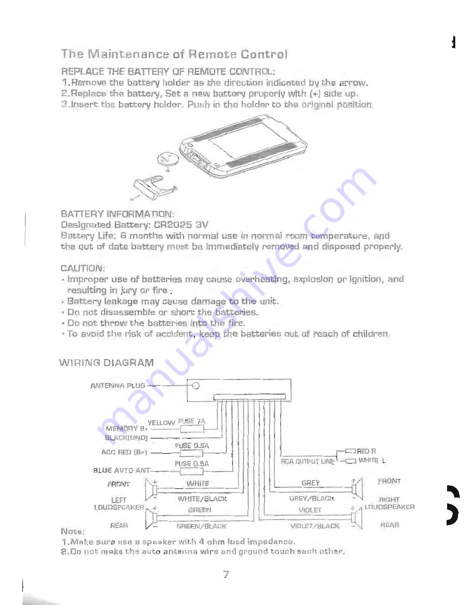 Power Acoustik PACD-825R Скачать руководство пользователя страница 8